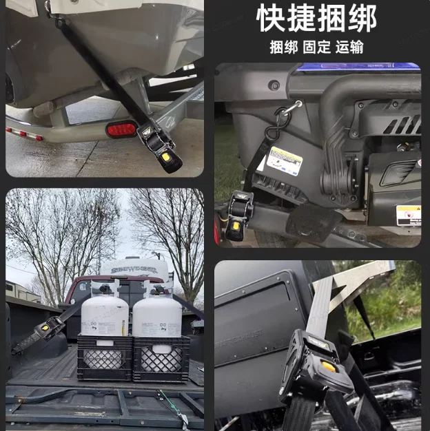 50mm X 3 Heavy  1500kg Bolt-on Retractable Boat Transom Strap System Marine Strap Transom Trailer Tie Downs