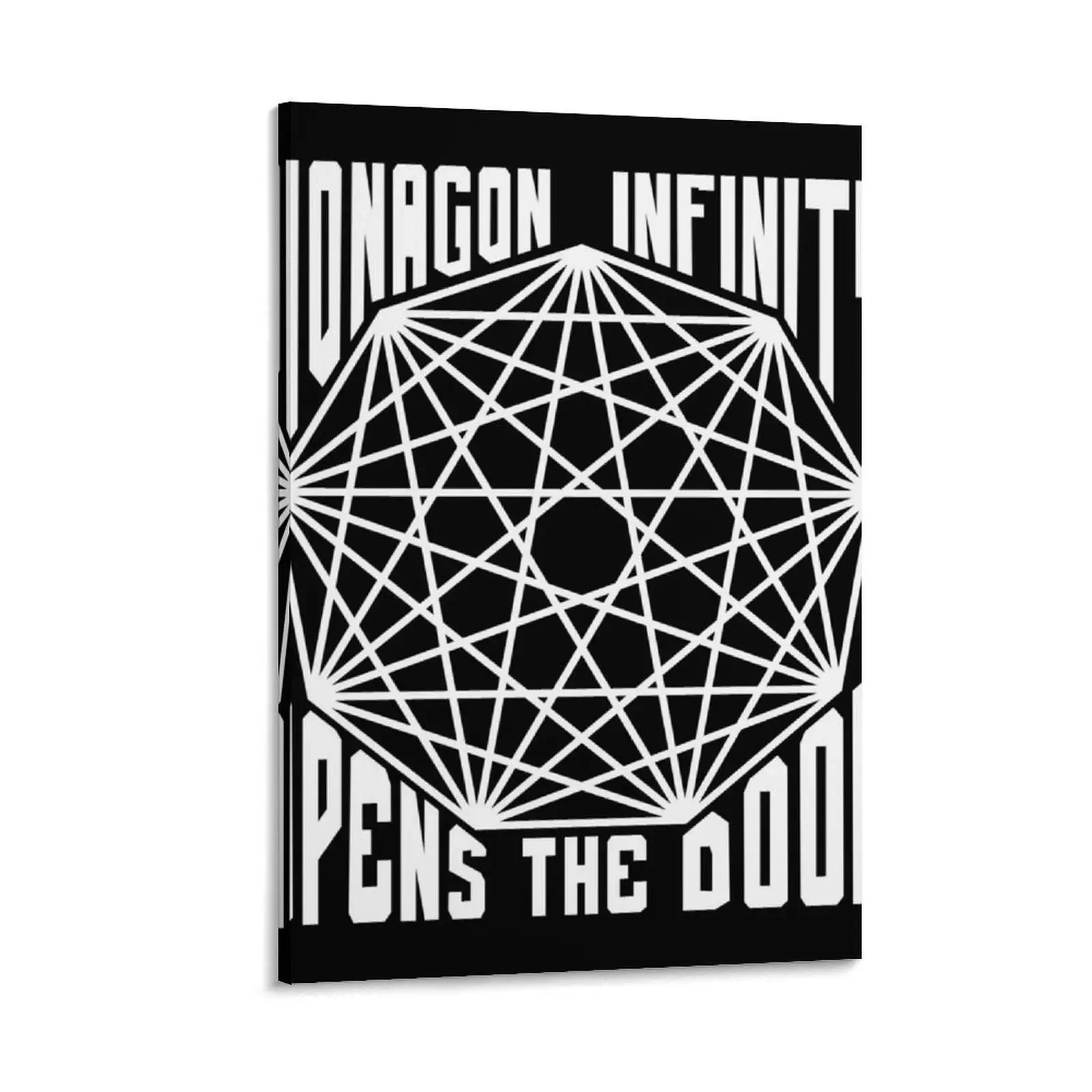 

King Gizzard and the Lizard Wizard - Nonagon Infinity Opens the Door - White Canvas Painting Paintings on the wall