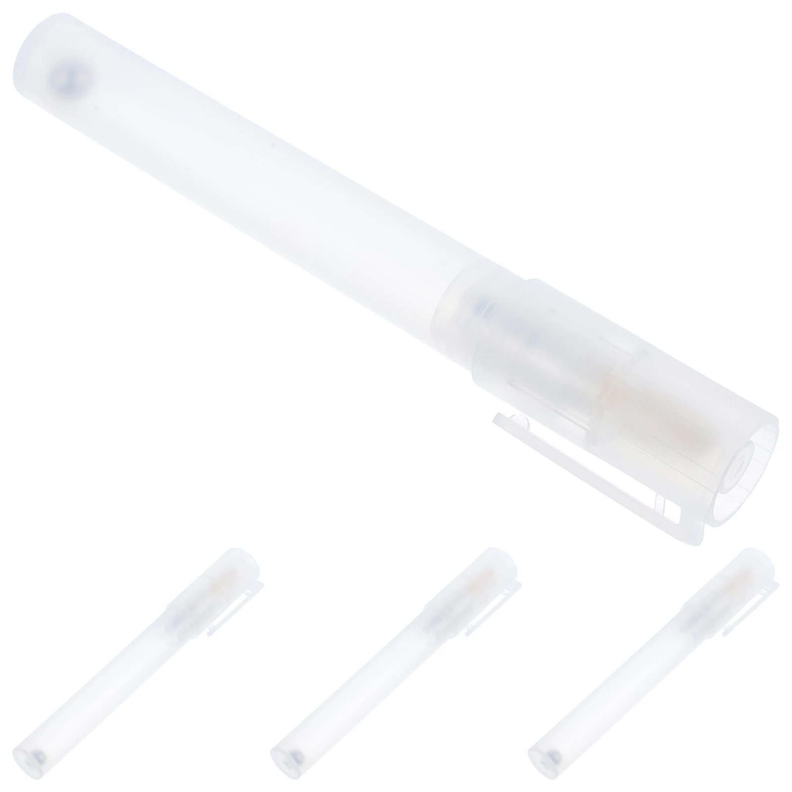 

4 Pcs Marker Accessories Refillable Pens Paint Markers Paintbrush Tracer Filling Pp. Steel Ball Empty Blank Kit