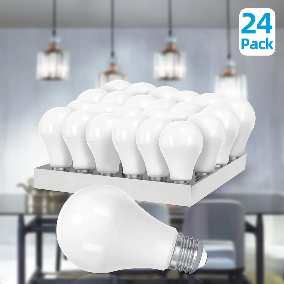 24 قطعة LED لمبة مصابيح E27 AC220V ضوء لمبة الطاقة الحقيقية 20 واط 18 واط 15 واط 12 واط 9 واط 6 واط 3 واط لامبادا غرفة المعيشة المنزل LED بومبيلا #1