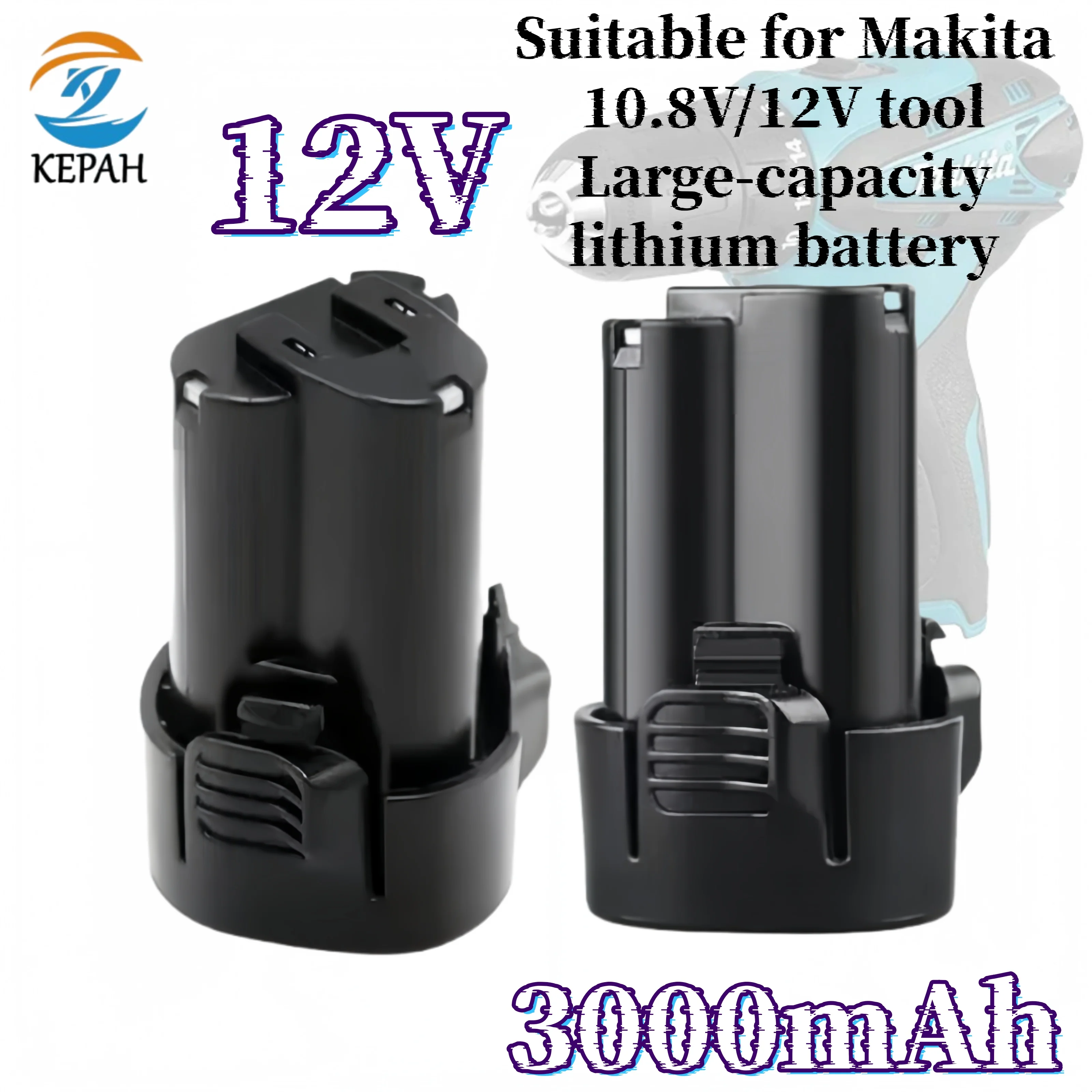 3000mAh 10.8V/12V BL1013 Rechargeable Li-ion Battery For Makita BL1013 BL1014 BL 1013 BL 1014 LCT203W 194550-6 194551-4