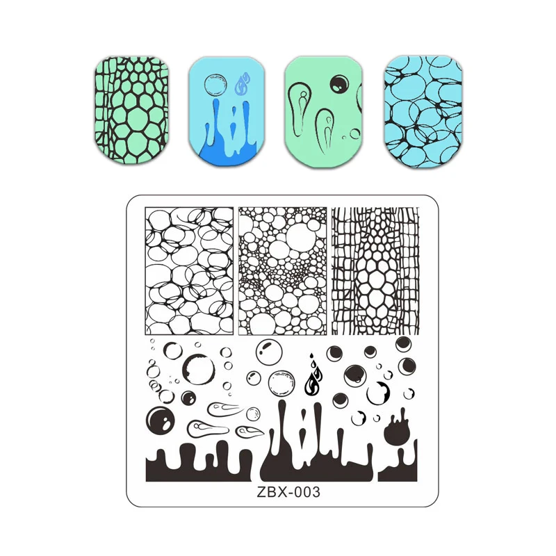 Lace Line Nail Stamping Plate fiori geometrici foglia ananas Fruit Stamp Template stampa Stencil Tools Heart Image Plates