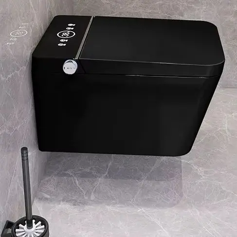Premium Sanitary Ware Wall-Hung Smart Toilet, Concealed Water Tank & Built-in Bidet, Modern Inodoro for Luxury Bathroom