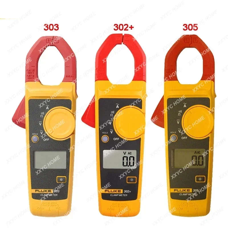 Fluke 302+ 303+ 305+ Digital Current Clamp Meter pliers ammeter Resistance Tester AC amperimetric clamp multimeter ampere Tool