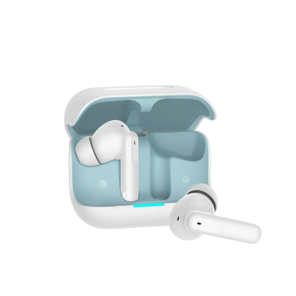 Drahtloses Bluetooth 5.3-Headset mit ANC-Sport-Headset mit aktiver Geräuschunterdrückung und integriertem Mikrofon für Android/IOS