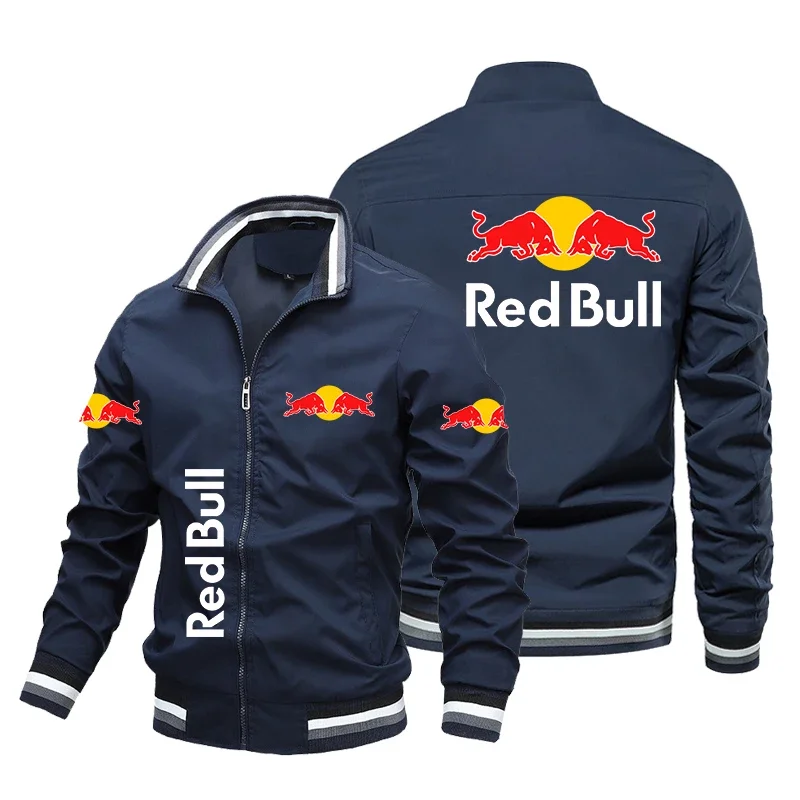 

Motorcycle Jacket Men 2025 New Trendy High Quality Oversized Outdoor Sports Red Bull Jacket Motorcycle F1 Racing Clothes Coats