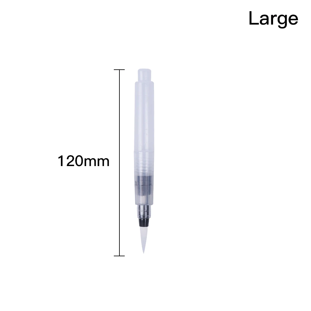 Weiches Nylonhaar, selbstfeuchtigkeitsspendendes Aufbewahrungspinsel-Stift-Set für Kalligraphie, Aquarell, Malerei, Zeichnen, Kunstbedarf – Detail 4