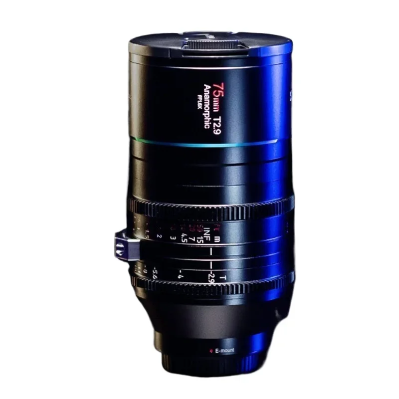 

75Mm T2.9 full frame size movie lens 1.6X variable width SLR camera large aperture fixed focus manual head