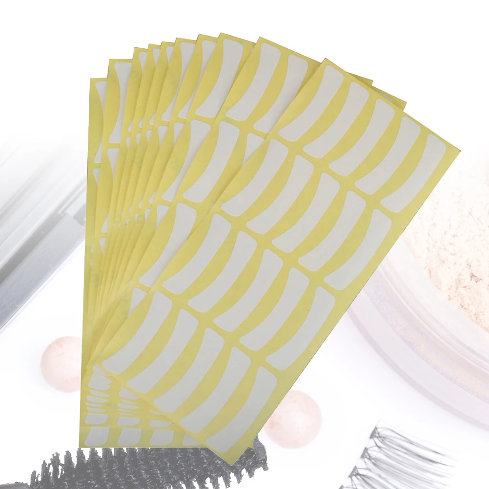 Coussinets de greffage de cils sous masque pour les yeux, 100 pièces, Film de protection pour une Application précise et confortable