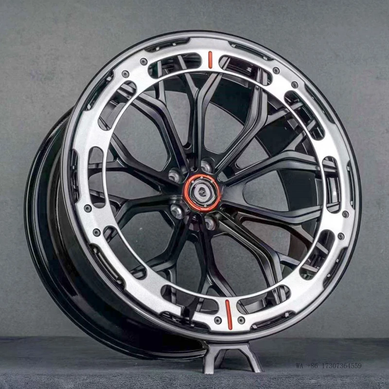 

Forged 3 Piece Wheels 5x114.3 22 21 20 19 Inch Staggered Passenger Car Rims Jante for Ferrari 458 488 California F8