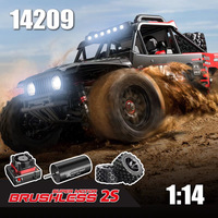 Mjx Hyper Go 1/14 Brushless Rc Car 14209 Desert Card Express 14210 Racing Full-Scale Four-Wheel Drive Remote Control Car