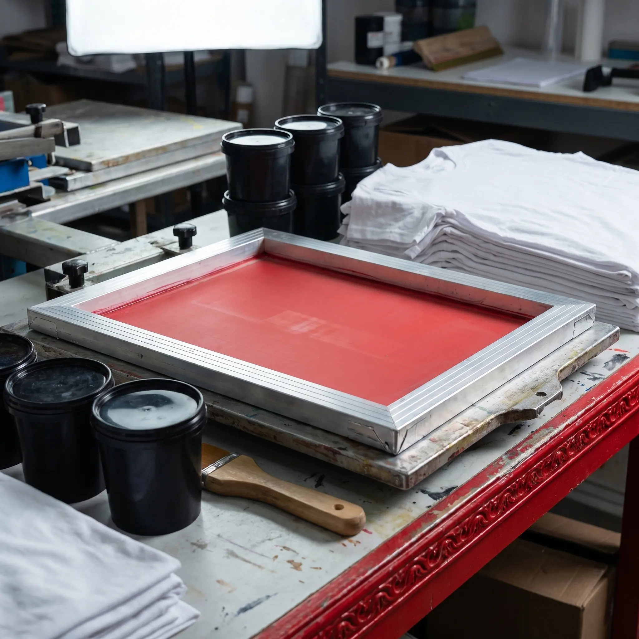 Aluminum Silk Screen Printing Frame 13.8x9.8 160 Mesh High Precision Metal Screenprint Frame for Manual and Tabletop Printing