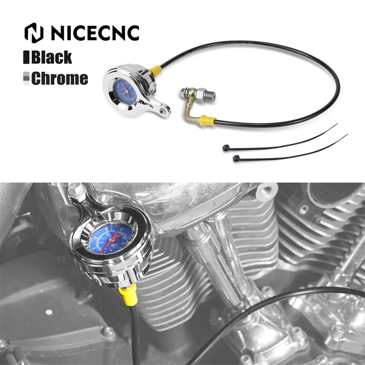 

Oil Pressure Gauge Kits For Harley Street Glide FLHX 2017-2024 Road King FLHR Tri Glide Ultra Electra Glide Ultra Limited FLHTK