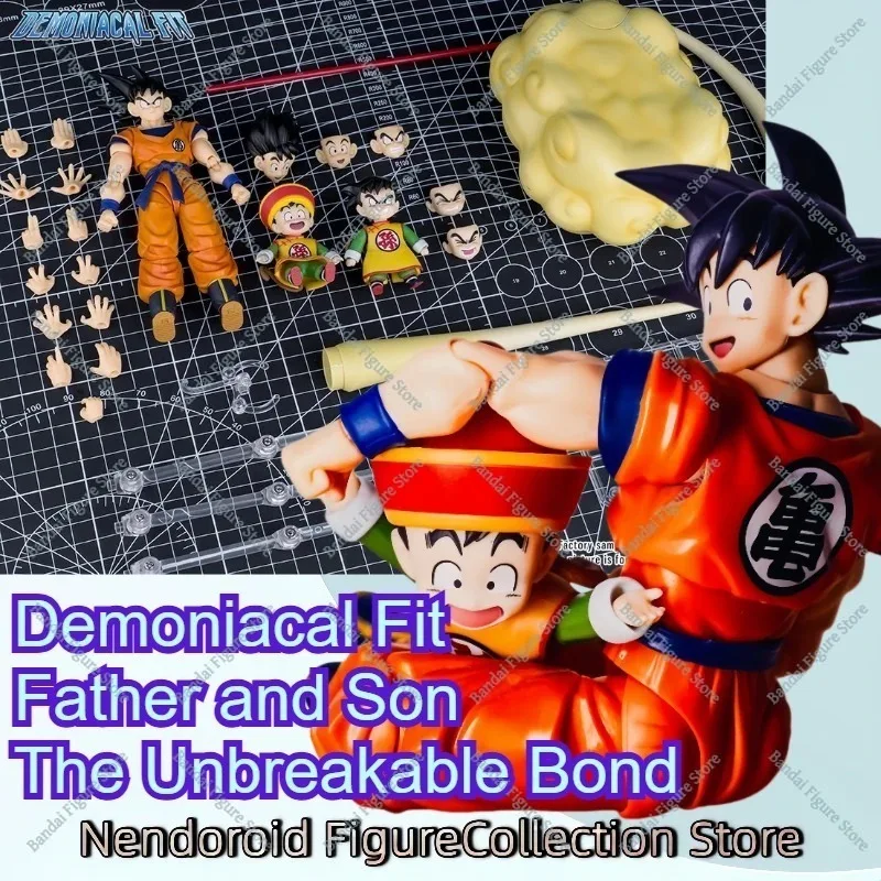 En Existencia, Demoniacal Fit, Padre e Hijo, El Lazo Inquebrantable, SHF, Dragon Ball, Goku, Gohan, Figura de Acción de Anime, Modelo de Juguete, Regalo
