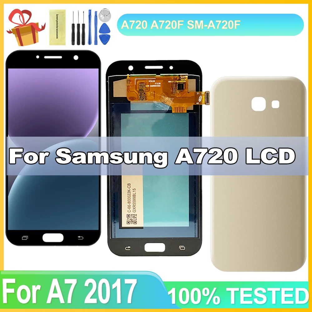 

TFT For Samsung Galaxy A7 2017 A720 Display Touch Screen Digitizer Assembly Replacement For Samsung A720F A720M SM-A720F