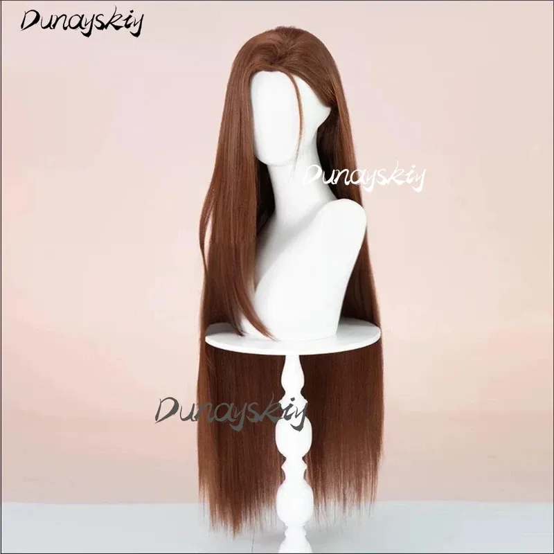 الغريبة المرحلة Hyuna تأثيري الحدث زي مجموعة طويلة براون شعر مستعار لوكا ميزي سوا إيفان حتى المعبود فستان حفلة الهالوين زي العنصر