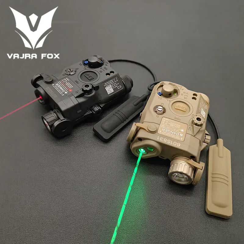 Imagem -02 - Verde Dual Laser ir Luz de Preenchimento Ponteiro Led Apontando Arma Fit 20 Milímetros Rail Indicador Tactical Airsoft Peq15 ao ar Livre Vermelho e