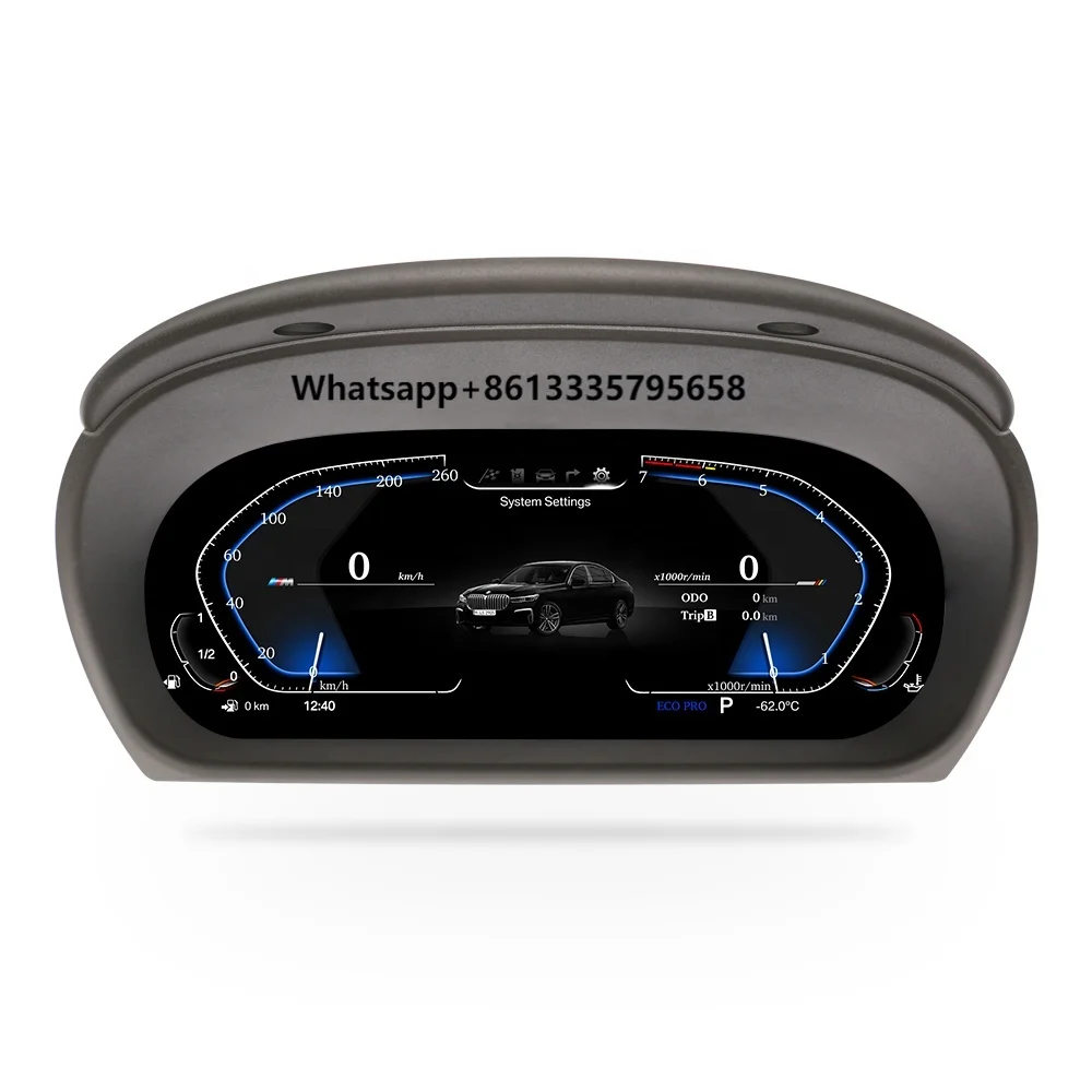 

Wholesale 12.3inch IPS Digital Cluster for E90 Car Lcd Speedometer Plug and Play Car Dashboard Instrument