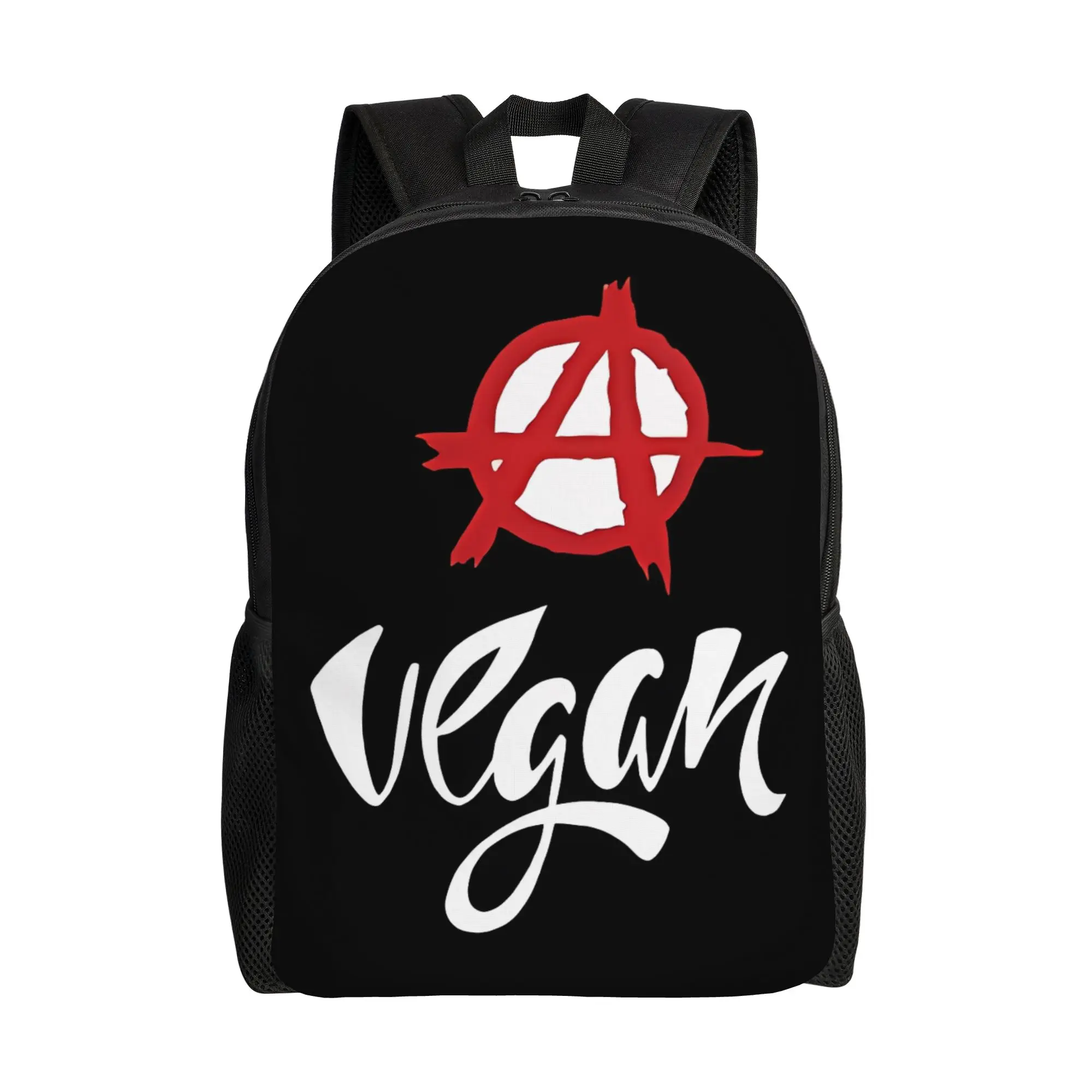 

Anarchy Vegan Foodie Anarchy Anarchy Schoolbag Men Fashionable Large Capacity Laptop Bag Back To School Season