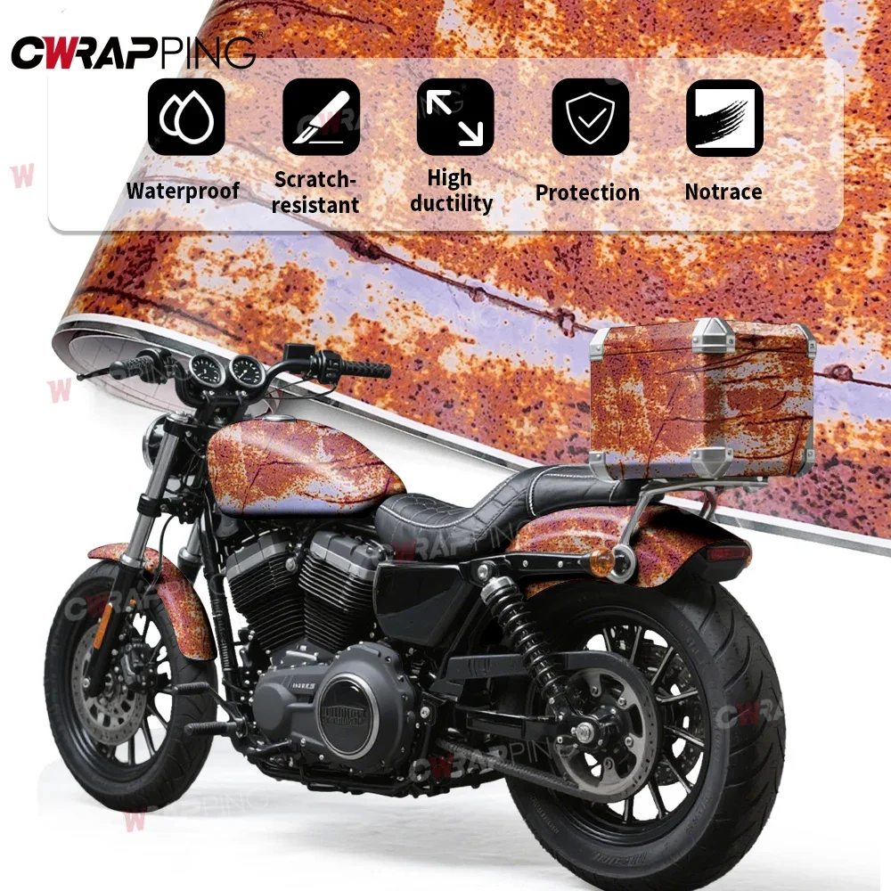 Car Foiling Rusting Camouflage Waterproof Film Off Road Accessories Auto Automotive Vinyl for Motorcycle Vinyls Body Covering