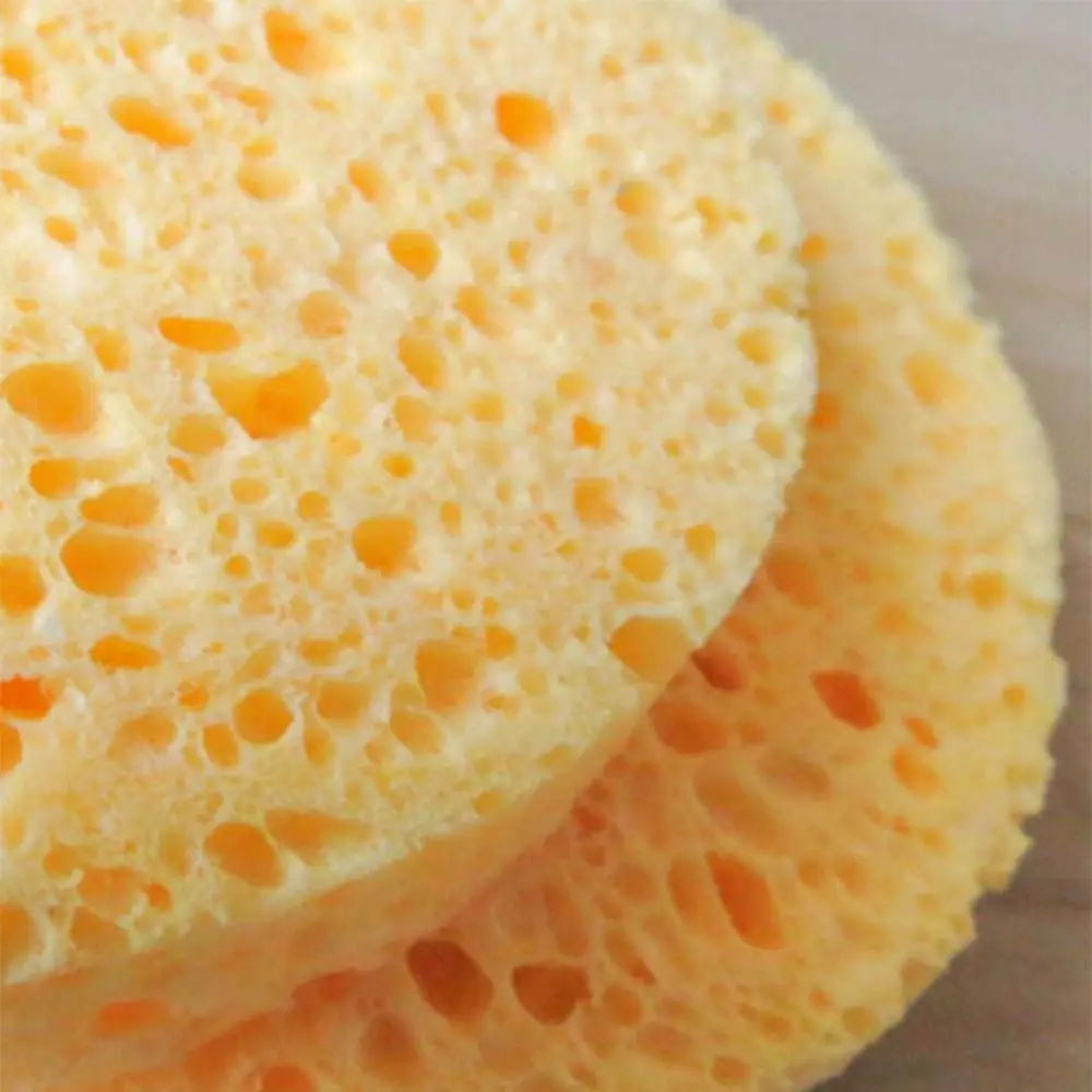 Weiche Zubehör Werkzeuge Schönheit Natürliche Holz Faser Kosmetische Puff Reinigung Schwamm Gesicht Waschen Make-Up Pads