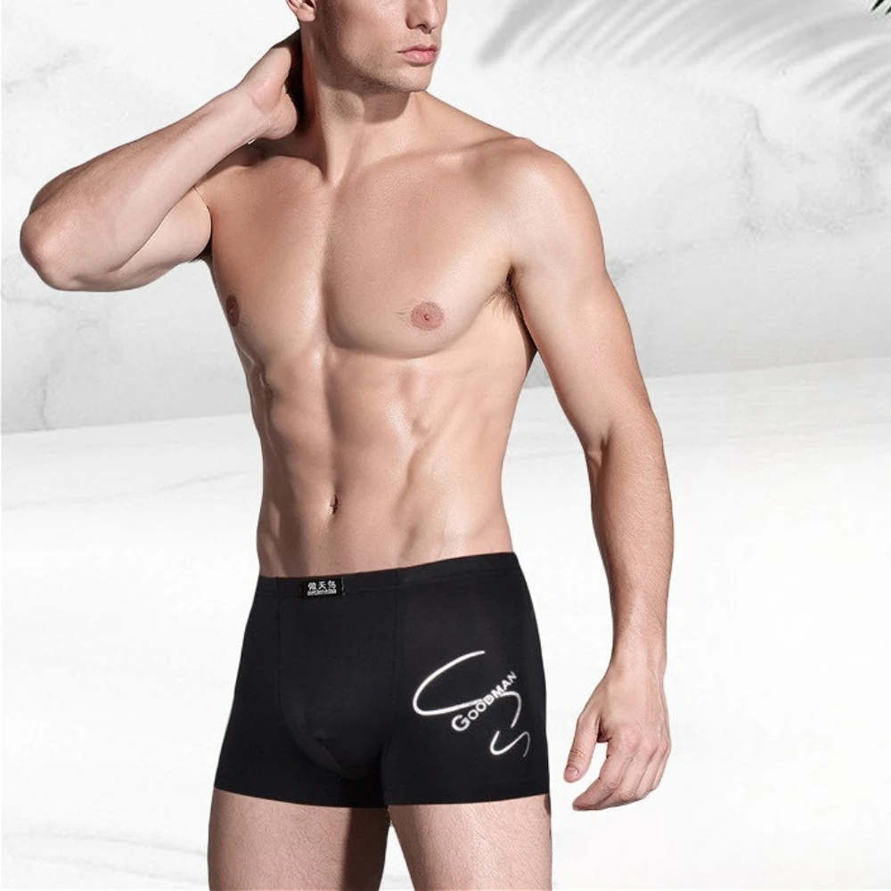 Men’s Cotton Solid Boxer Briefs | Breathable Comfortable Moisture-Wicking | All-Day Wear Soft Men’s Underwear