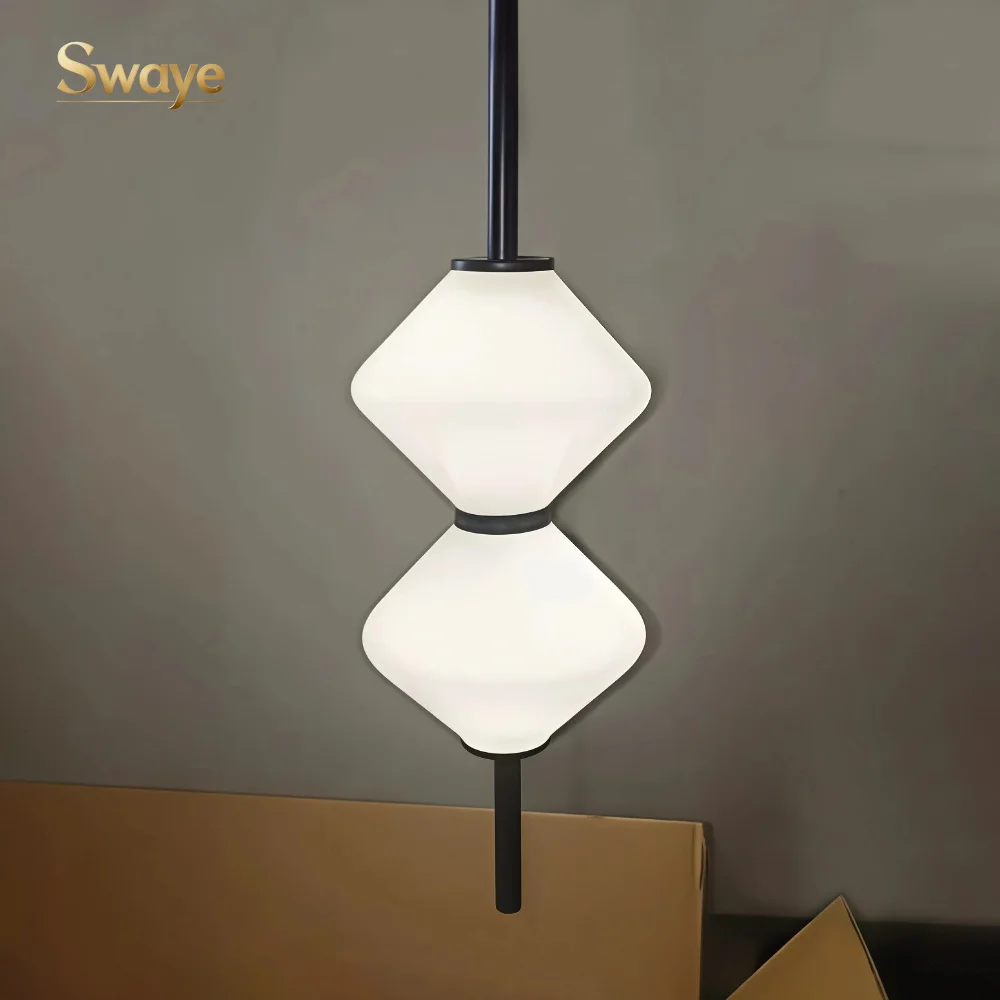 Nordic Minimal Creative LED Pendant Ceiling Light Bedroom Restaurant Bar Room Ceiling Chandeliers Home Decor Indoor Luster Lamps