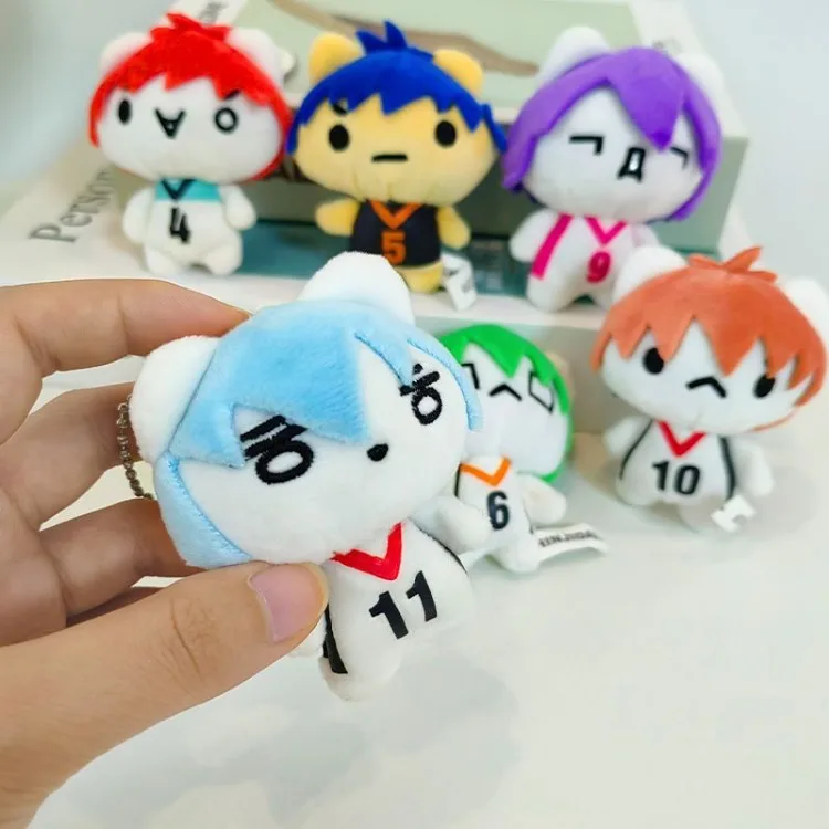 Peluche Gatto Stile Ciondolo Animazione Derivati Kuroko Tetsuya Kagami Taiga Akashi Seijuro Aomine Daiki Midorima Shintaro