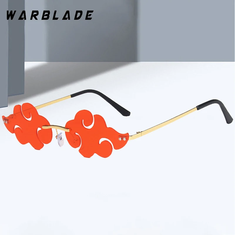 

Fashion Metal Special-shaped Rimless Sunglasses Women Brand Designer Eyeglasses Men Street Photography Sun Glasses UV400 Lunette