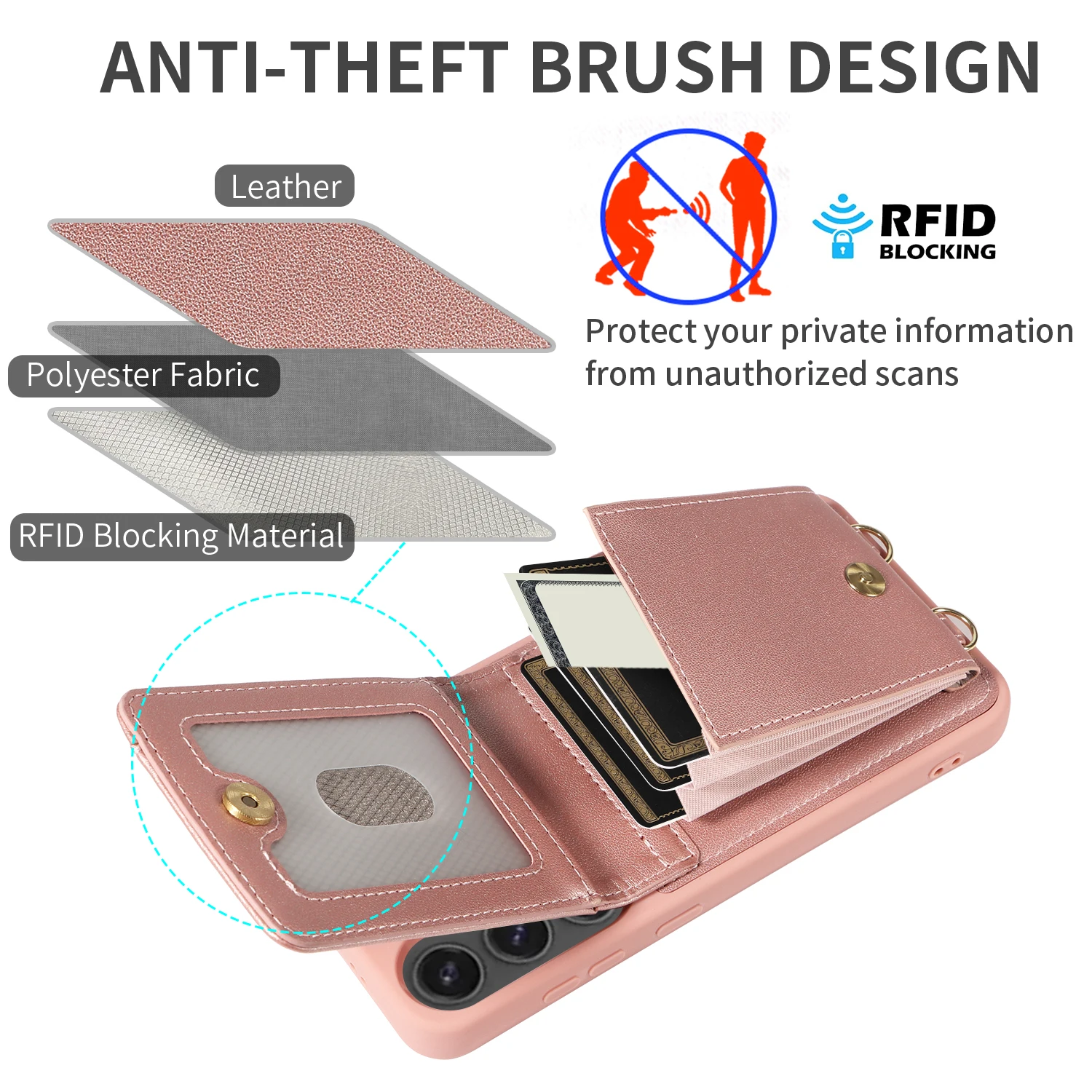 حافظة لهاتف سامسونج جالاكسي S25 FE S25 Edge S25 Ultra S24 Ultra S24 Plus S23 Ultra S23 S22 S21 S20 FE