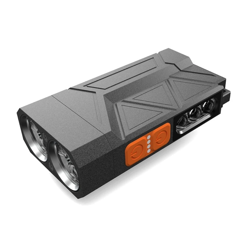 E15A LED Work Light Flashlight with Attachment USB Rechargeable Flashlight