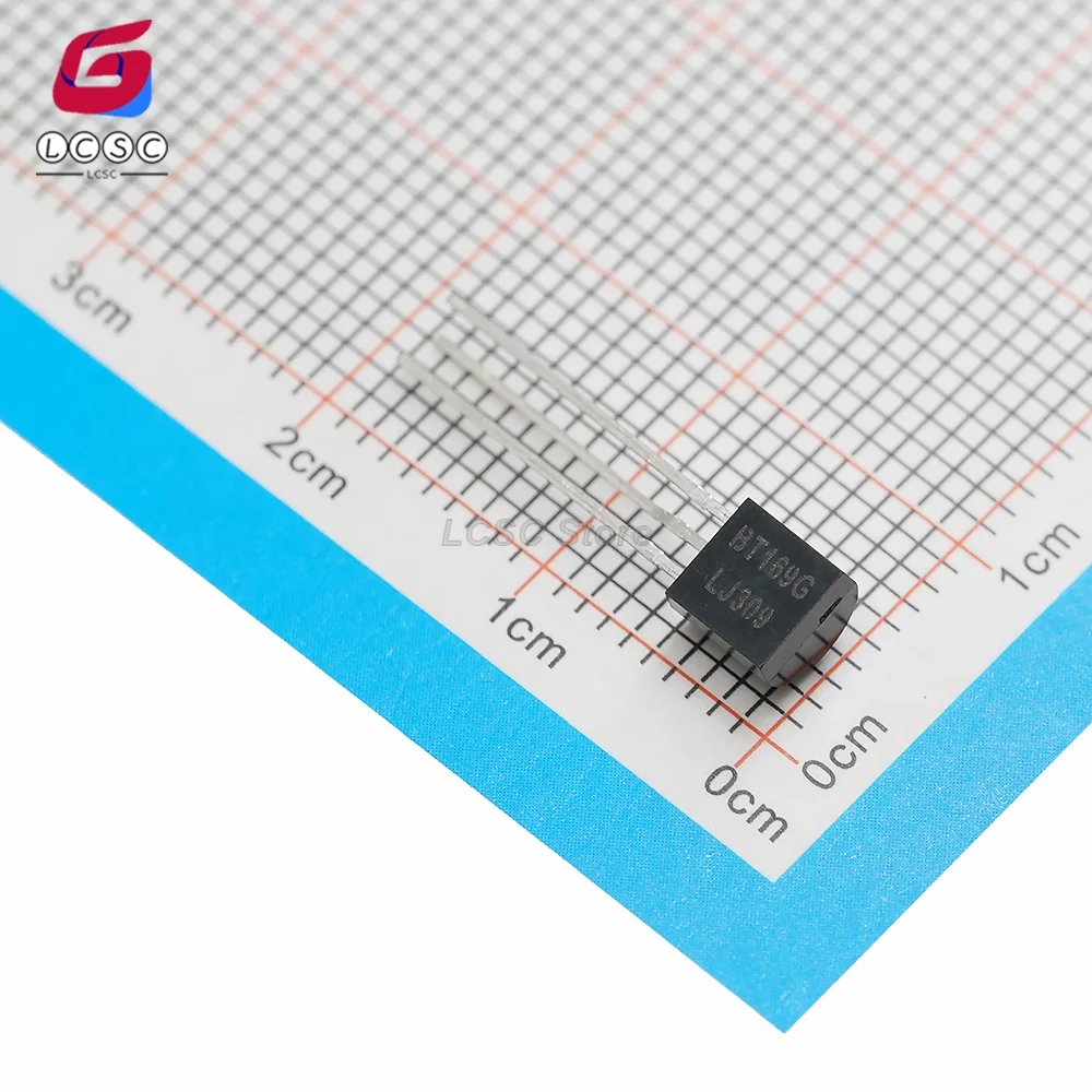 10ชิ้นเดิมBT169Gไทริสเตอร์600โวลต์800mV 5mA SCRทรานซิสเตอร์BT169G,112 TO-92-3