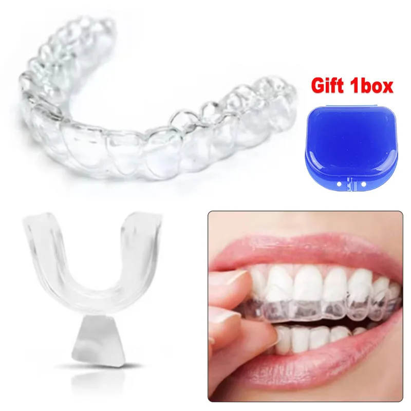 

Transparent Silicone Braces Anti Snoring Bruxism EVA Materials Curing Thermoformed Dental Trays Protect Teeth Dental Consumables