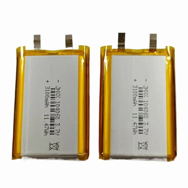 104060 3100mAh 3.7V يبو بطارية بطارية ليثيوم قابلة للشحن 3.7 فولت ل PS4 مرطبات GPS والملاحة سمّاعات بلوتوث MP3 MP4