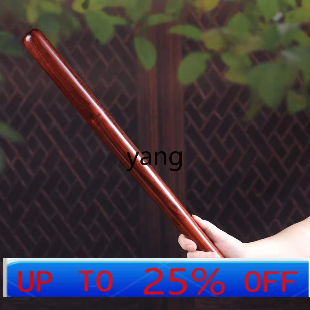 Lmm red sandalwood plate household rosewood pear beating back lumbar spine meridian beater anti-wolf stick Chinese style