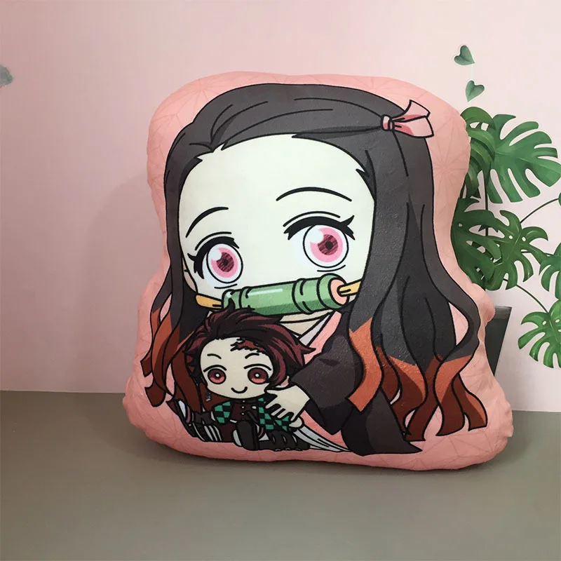 Demon Slayer Blade Japanese Anime Manga Plushies Pillow Pendant Kimetsu No Yaiba Tanjirou Nezuko Cartoon Doll Stuffed Plush Toys