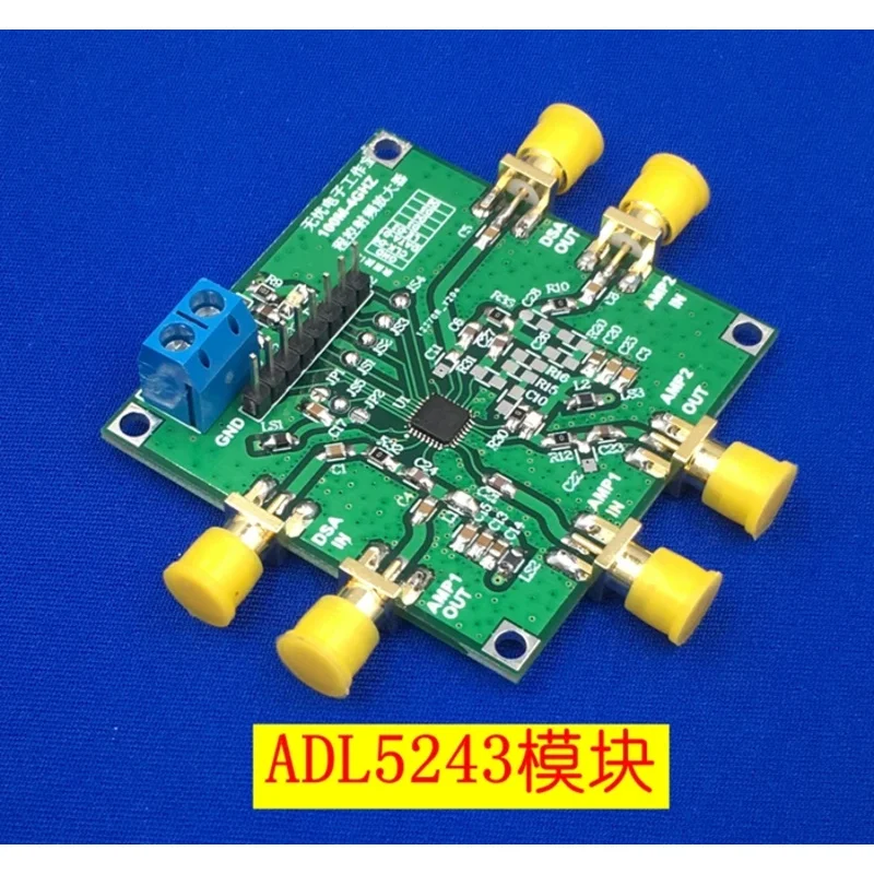 Digitally controlled variable gain amplifier ADL5243 module DSA VGA RF amplifier Four-layer board