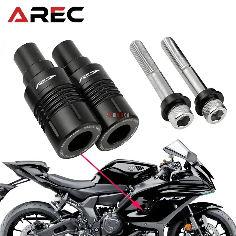 Motorcycle Falling Protection Bobbins Pad Frame Slider Crash Protector Accessories For YAMAHA YZFR7 YZF R7 YZF-R7 2021-2025