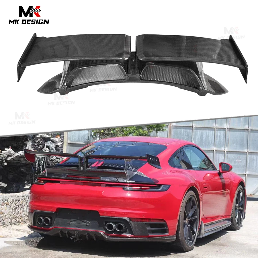 

Carbon Fiber T Style Rear Trunk Spoiler Wing for Porsche 992 911 Rear Wing Trunk Lip Spoiler Car Accessories