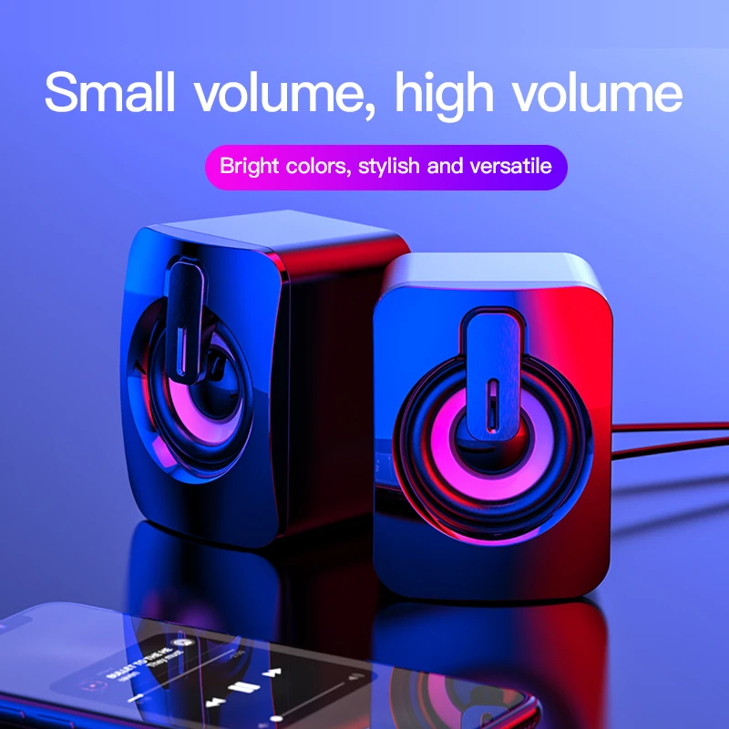 Stereo USB Wireless Bluetooth Lautsprecher Für Desktop-Computer Laptop PC Hause Musical Musik Sound Box Bluetooth Altavoces Blootooth – Detail 3