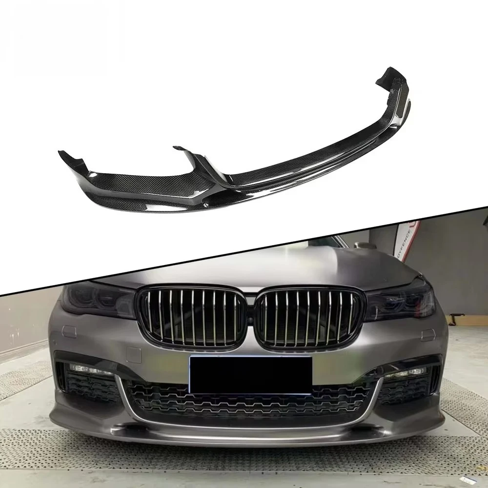 

High Glossy 3d Style 730i 740i Carbon Fiber Front Lip For 7 Series G11 G12 730i 740i M760 M Sport 2015-18