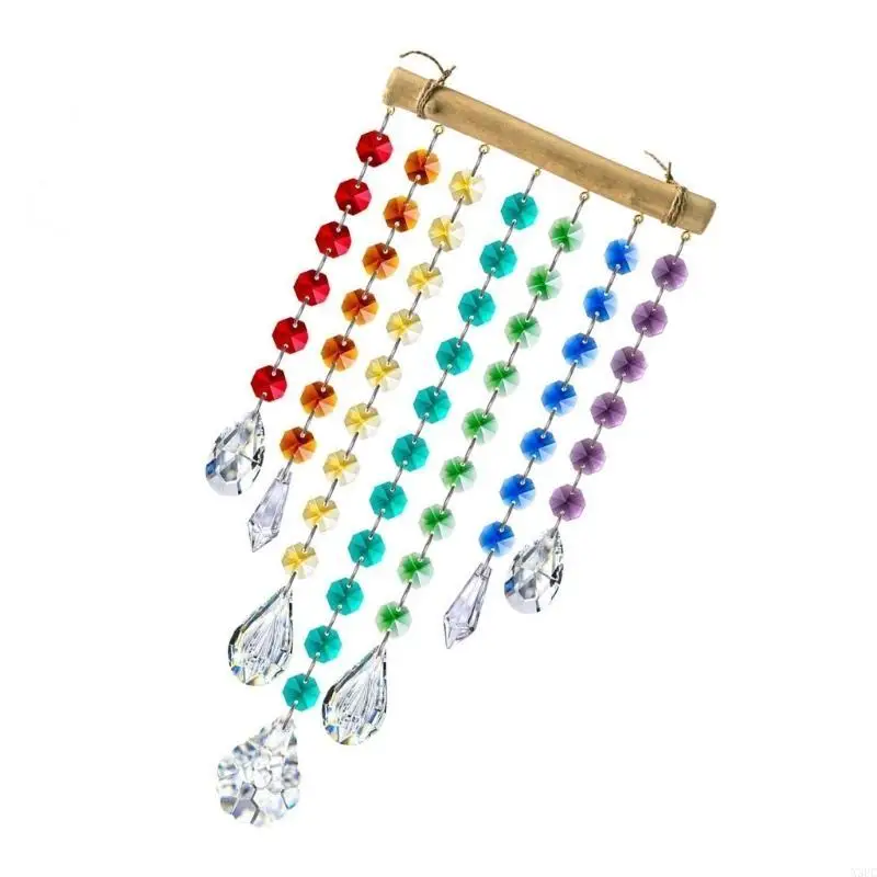 

Хрустальные призмы Ловец Солнца Окно Подвеска Стеклянные Призмы Декор Колокольчик Радуга Ловец Солнца для дома и сада Крыльцо