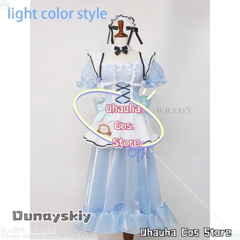 Cenicientaaa juego NIKKE: la diosa de Victor Cosplay Anime dos estilos de colores Lolita dulce seda transparente traje de sirvienta Sexy