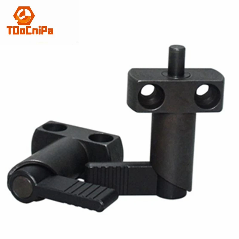 Indexing Pin GN612.2 Knob Plunger L-type Spring Telescopic Positioning Pin With Flange Stainless Steel Cam Lock Pin