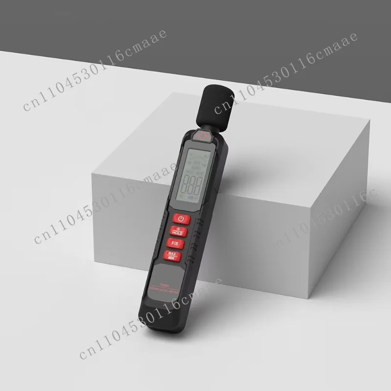 Small handheld digital noise detector for automotive soundproofing 30-130 dB sound level meter