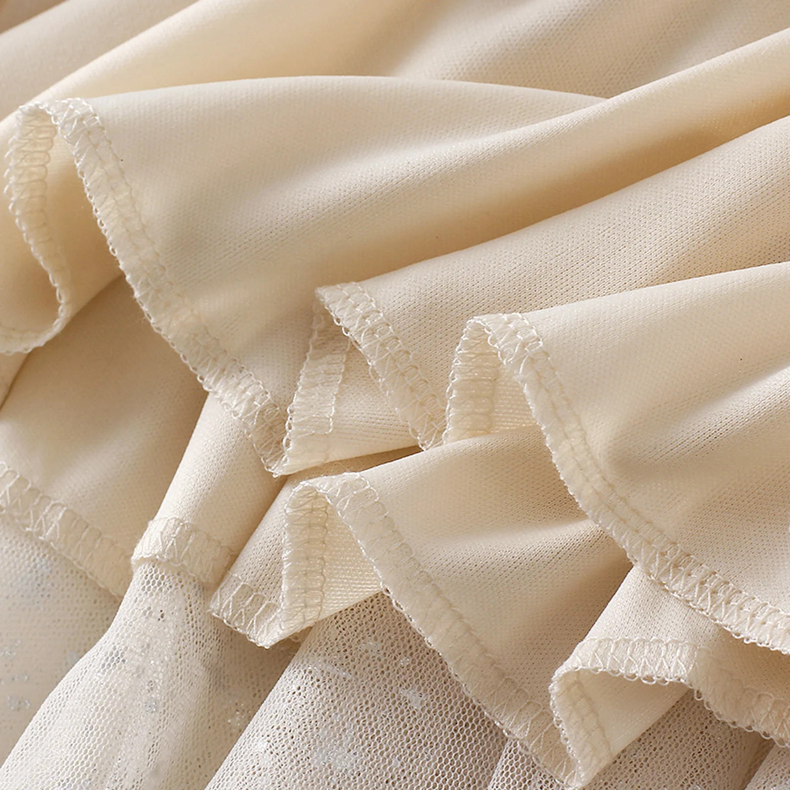 

Базовая женская сетчатая юбка-пачка со звездным небом, блестящая многослойная тюлевая макси-платье трапециевидной формы с блестками, праздничная юбка