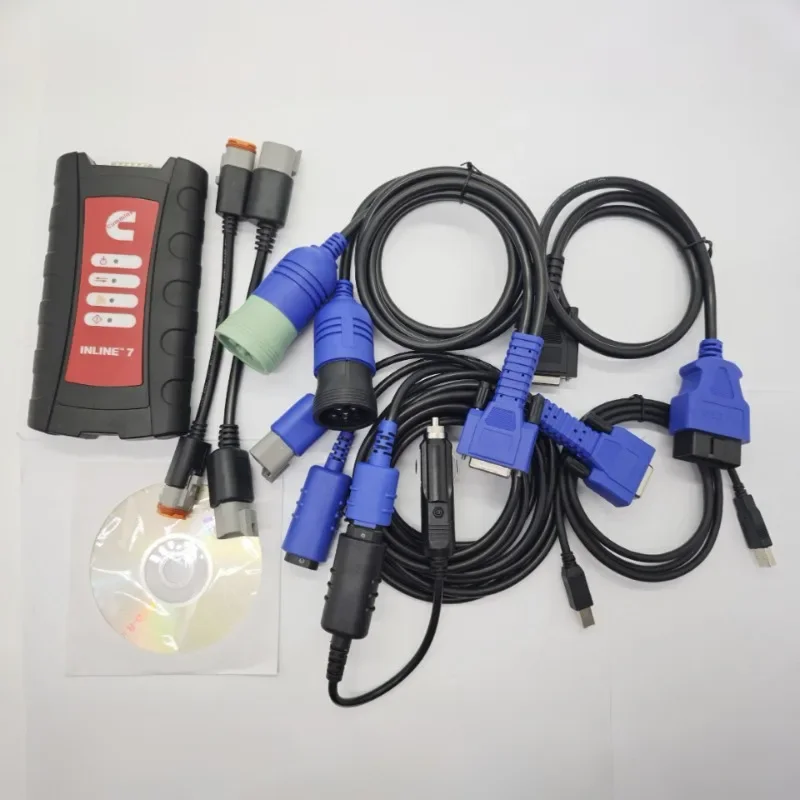 High Quality INLINE 7 Data Link Cummins Engine Diagnostic with Software 8.7/8