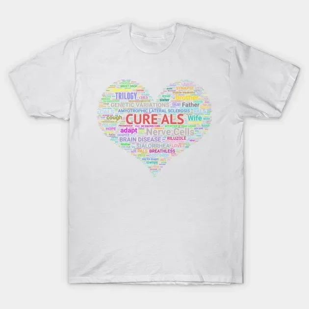 Creative Cure ALS Medical Terminology Heart Puzzle T-Shirt 100% Cotton O-Neck Summer Short Sleeve Casual Mens T-shirt Size S-3XL
