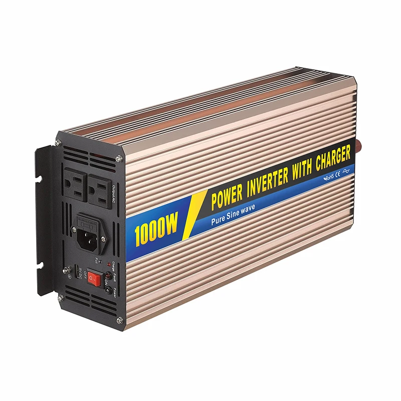 YUMO SGPC 1000W Pure Sine Wave Inverter With UPS  12V 220V Solar  Battery Charger High Frequency