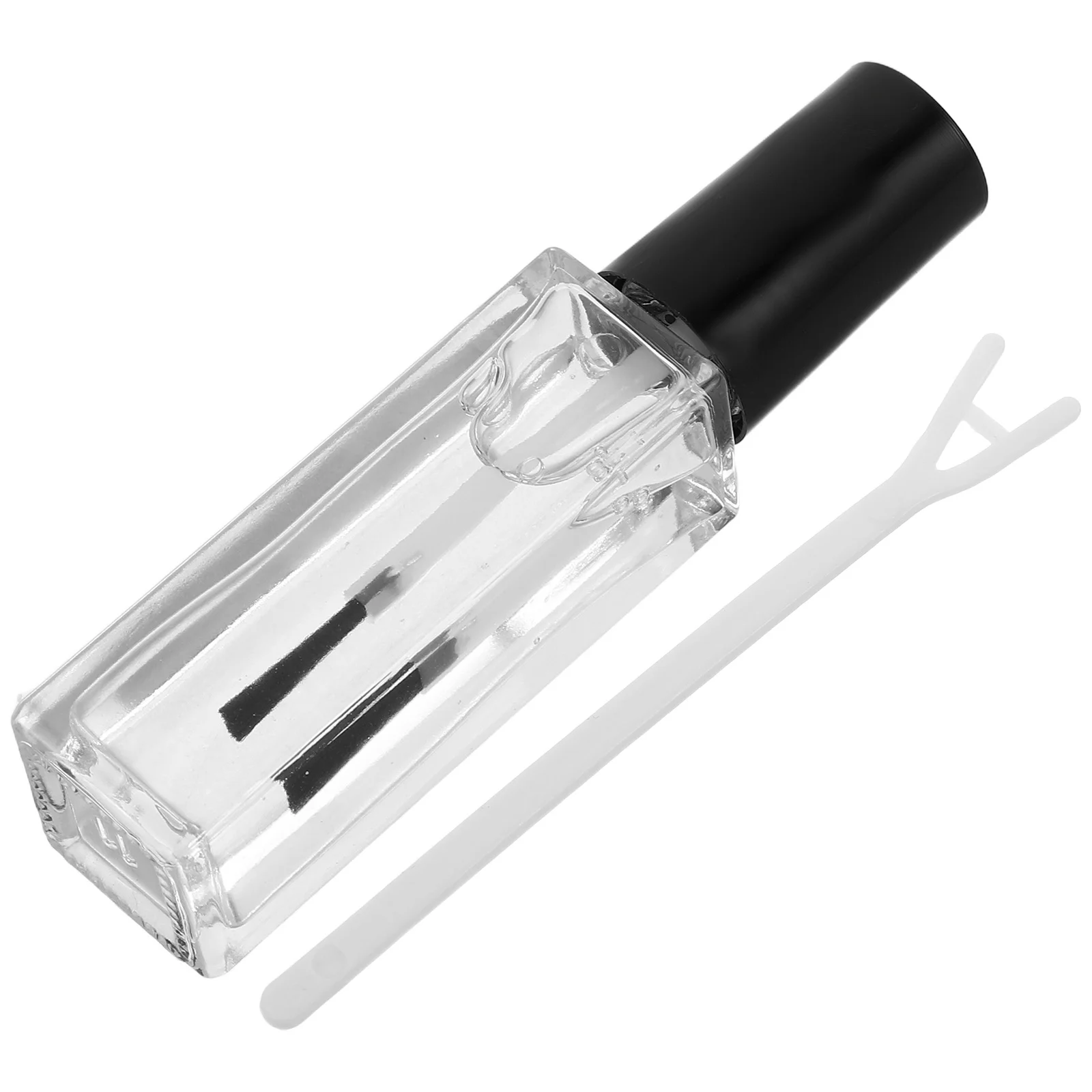 

Clear Quick Dry Lash Glue High Viscosity Strong Hold Gentle Formula Eyelash Glue Invisible Strip Lash Adhesive Y Fork Applicator